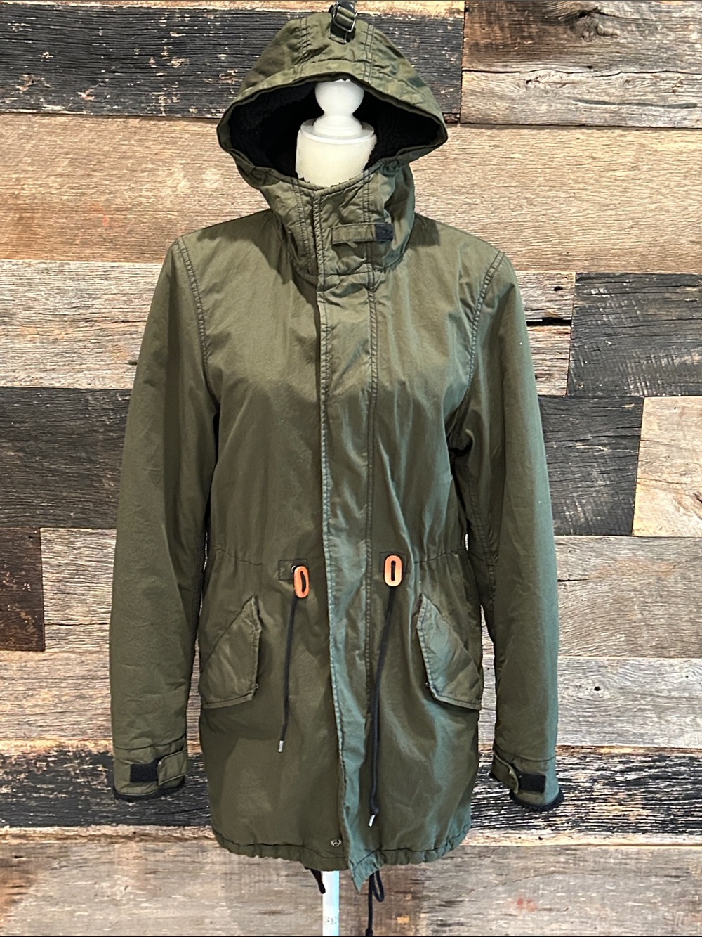 FREECITY Women’s Fleece Lined Utility Coat. XS